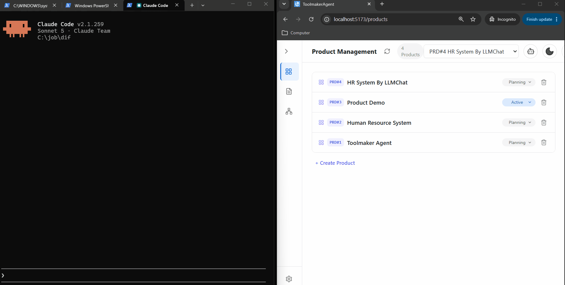 MCP CRUD demo