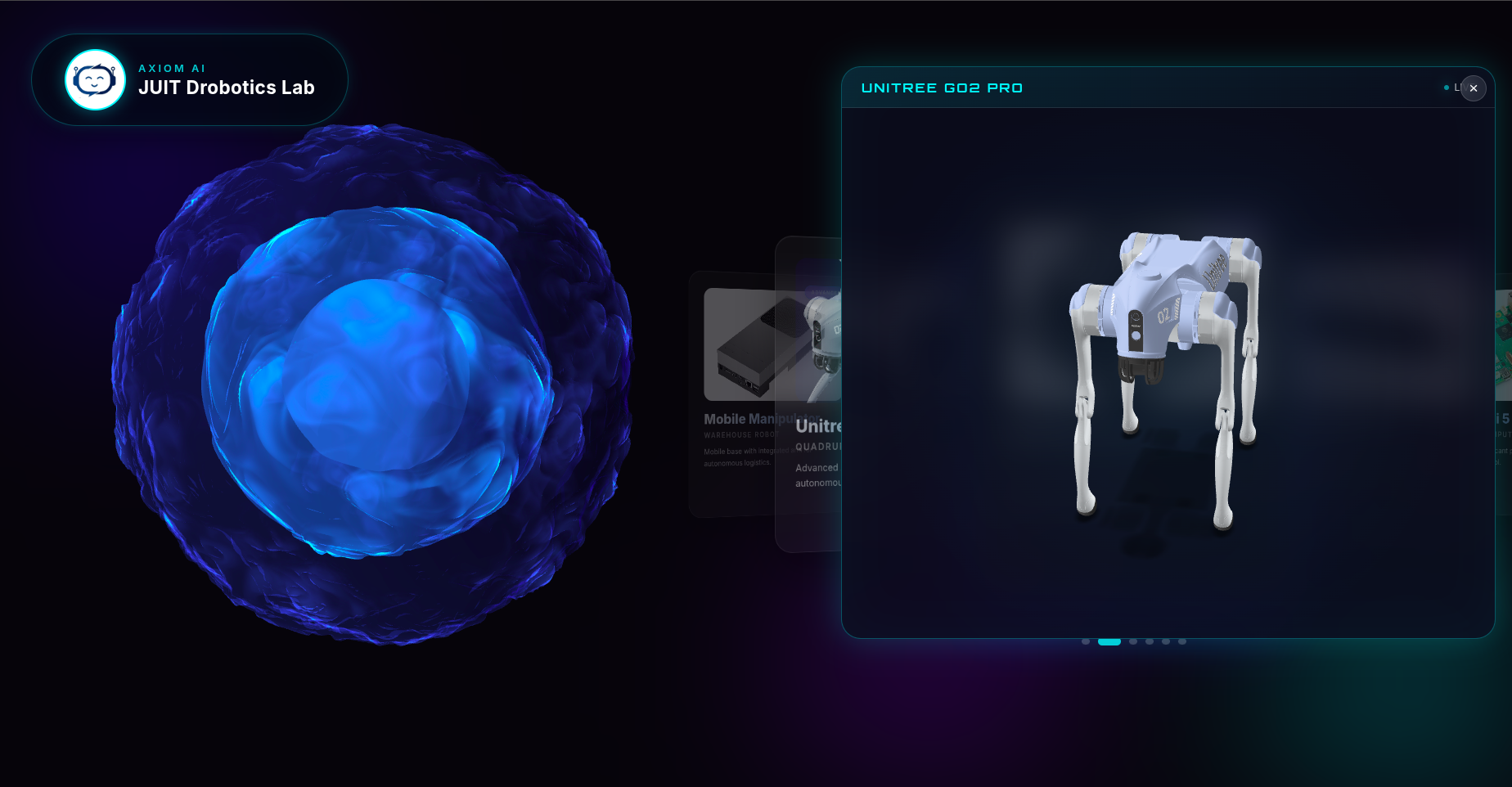 AXIOM Web Interface - Voice Interaction
