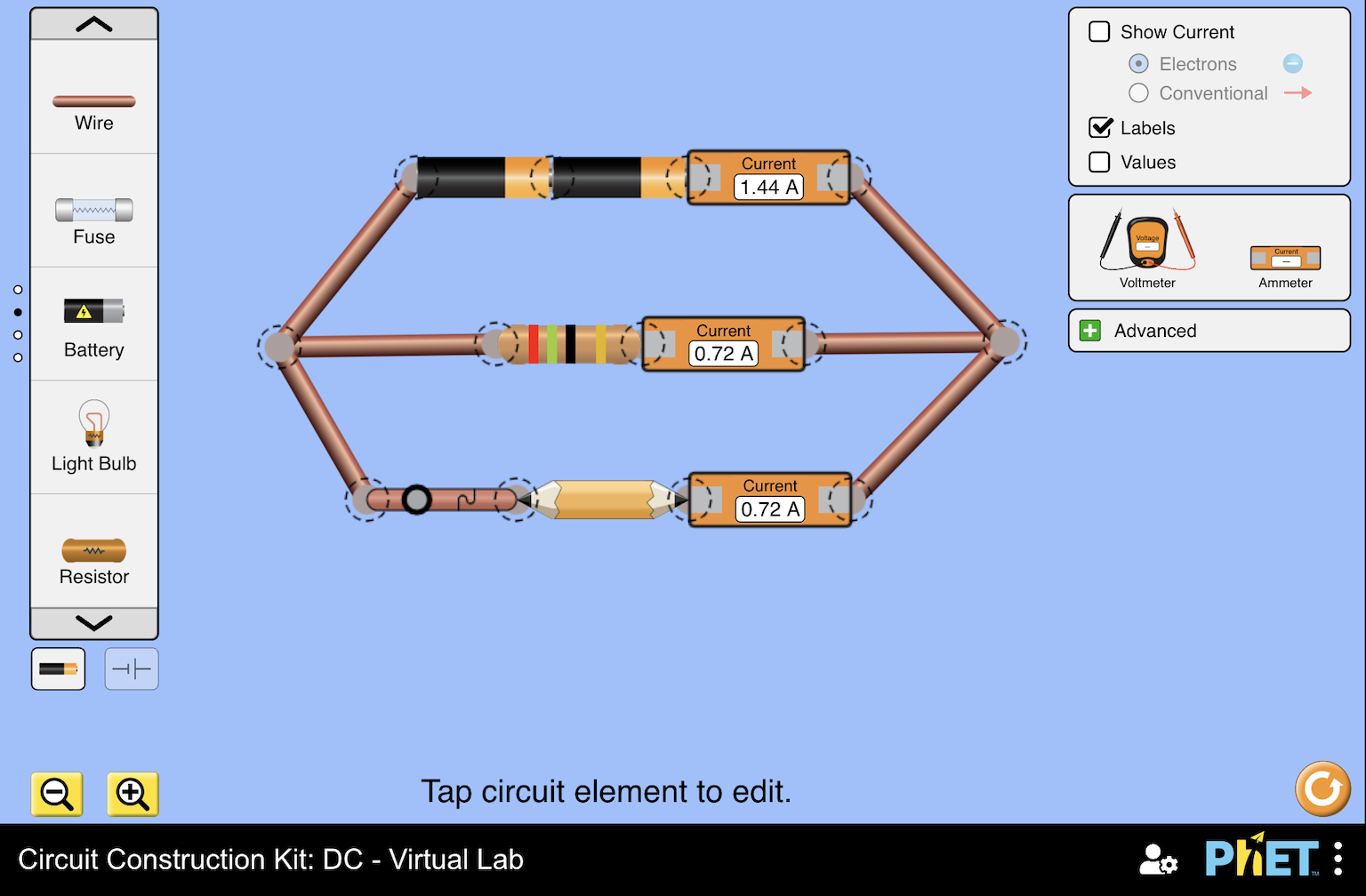circuit construction kit dc virtual lab