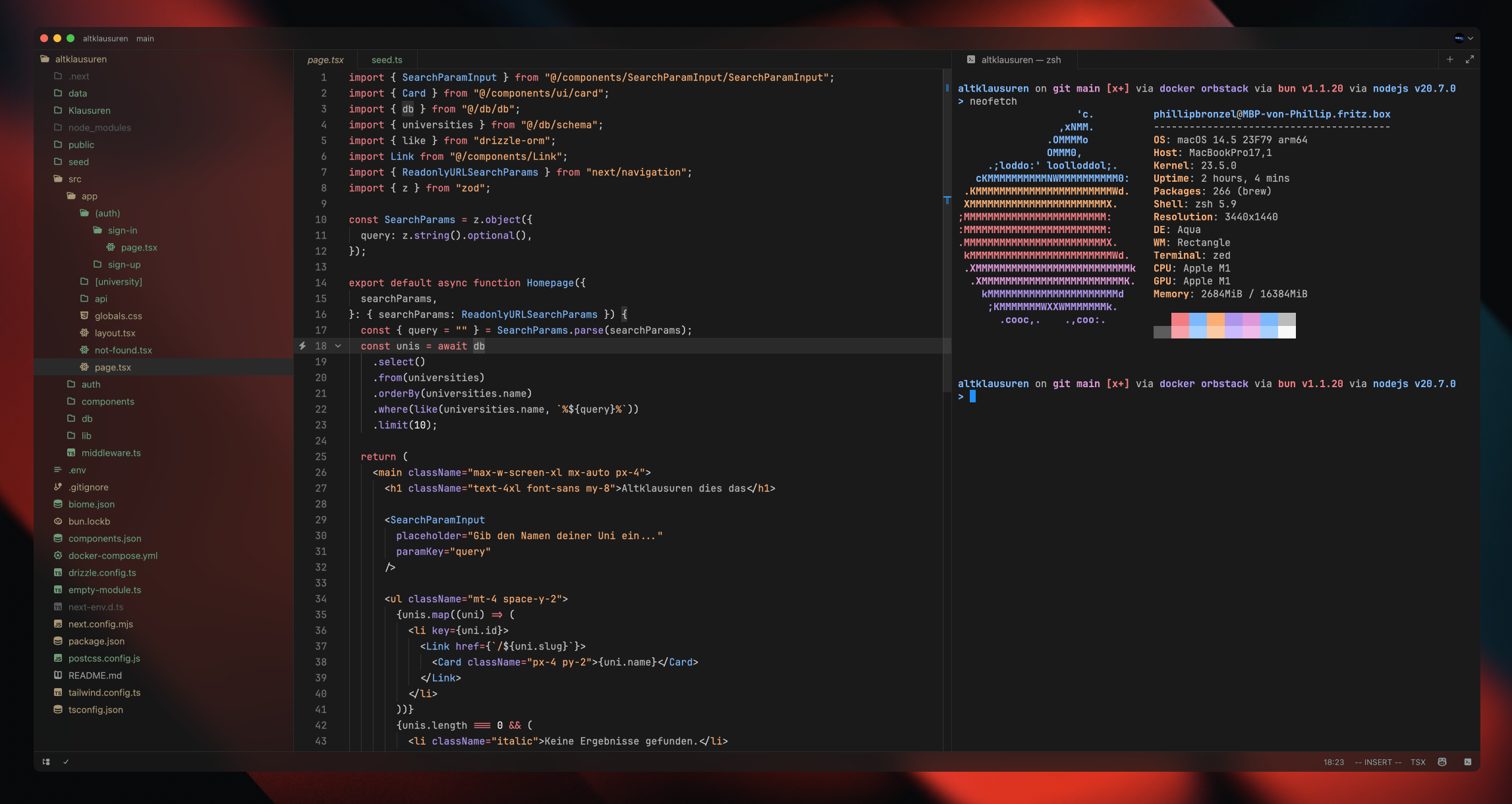 Dark Theme Screenshot
