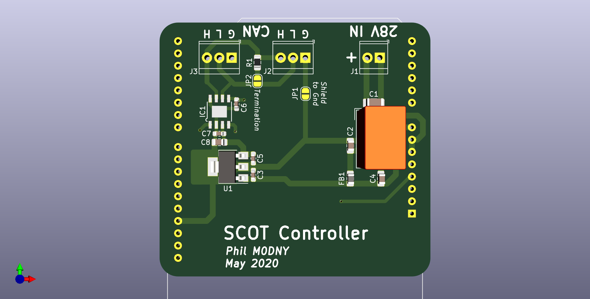 PCB CAD Render