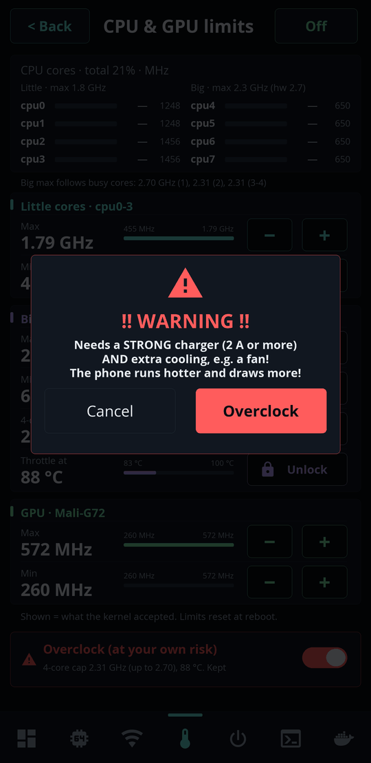 [ROM][LINUX][pmos4.9] S9 Headless Server w/ Dashboard & Overclock! [SM ...