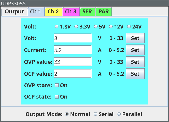 config channel1