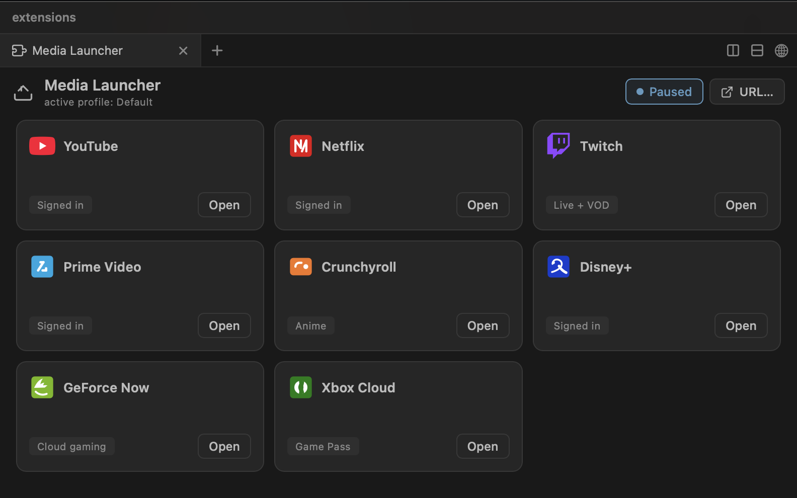 media-launcher