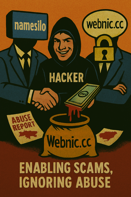 Namesilo & Webnic — Core of Global Scam Infrastructure