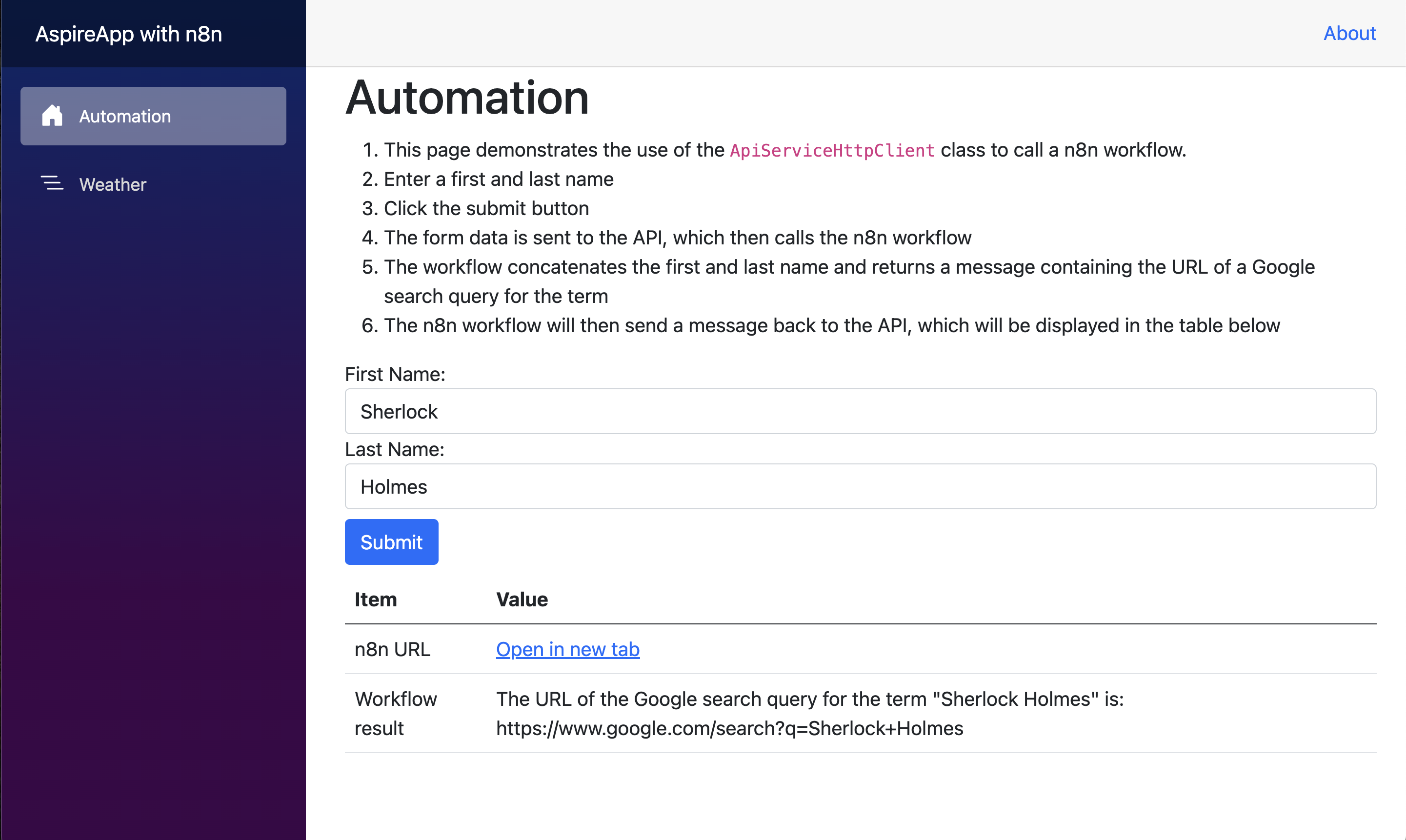 Blazor Automation