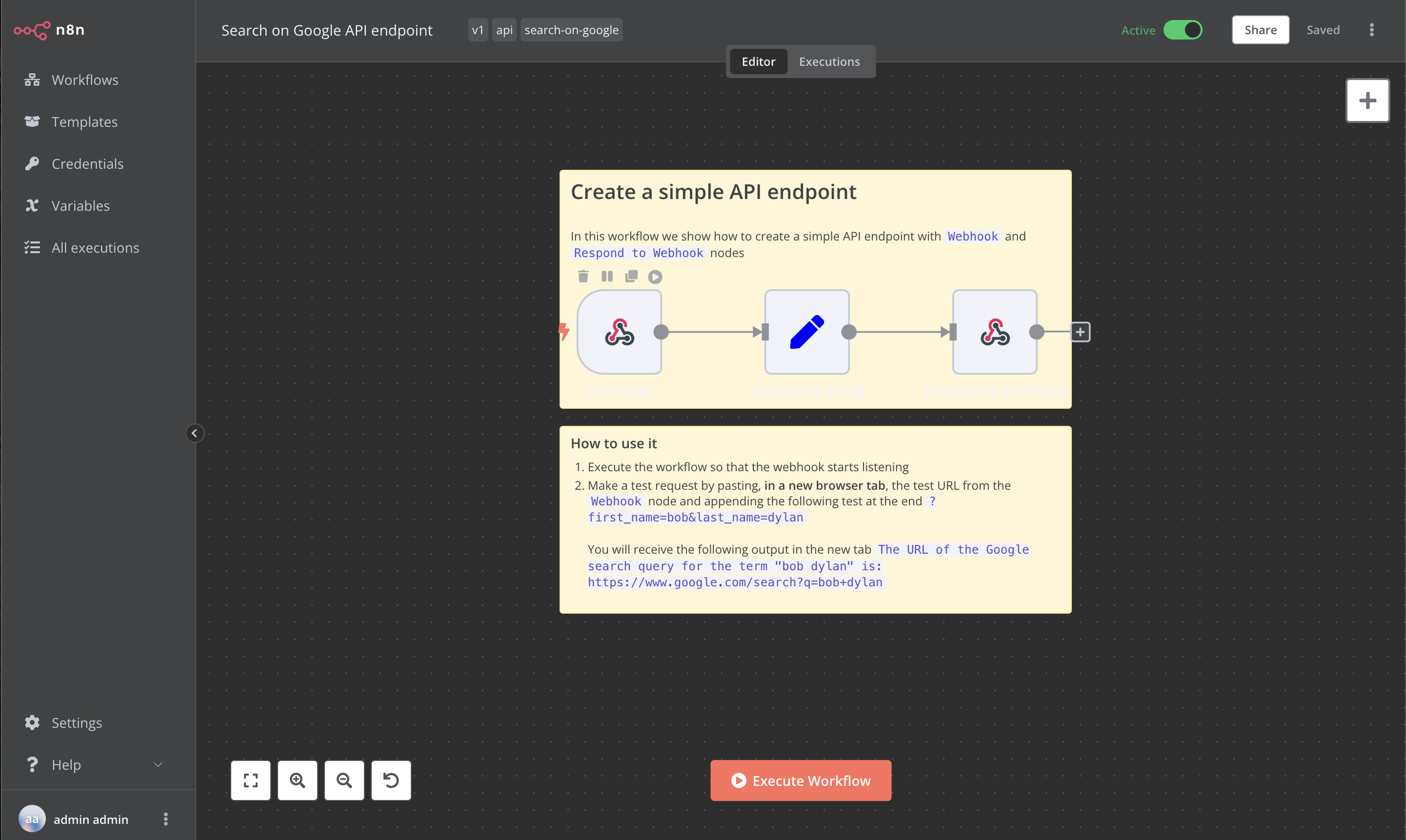 n8n Workflow