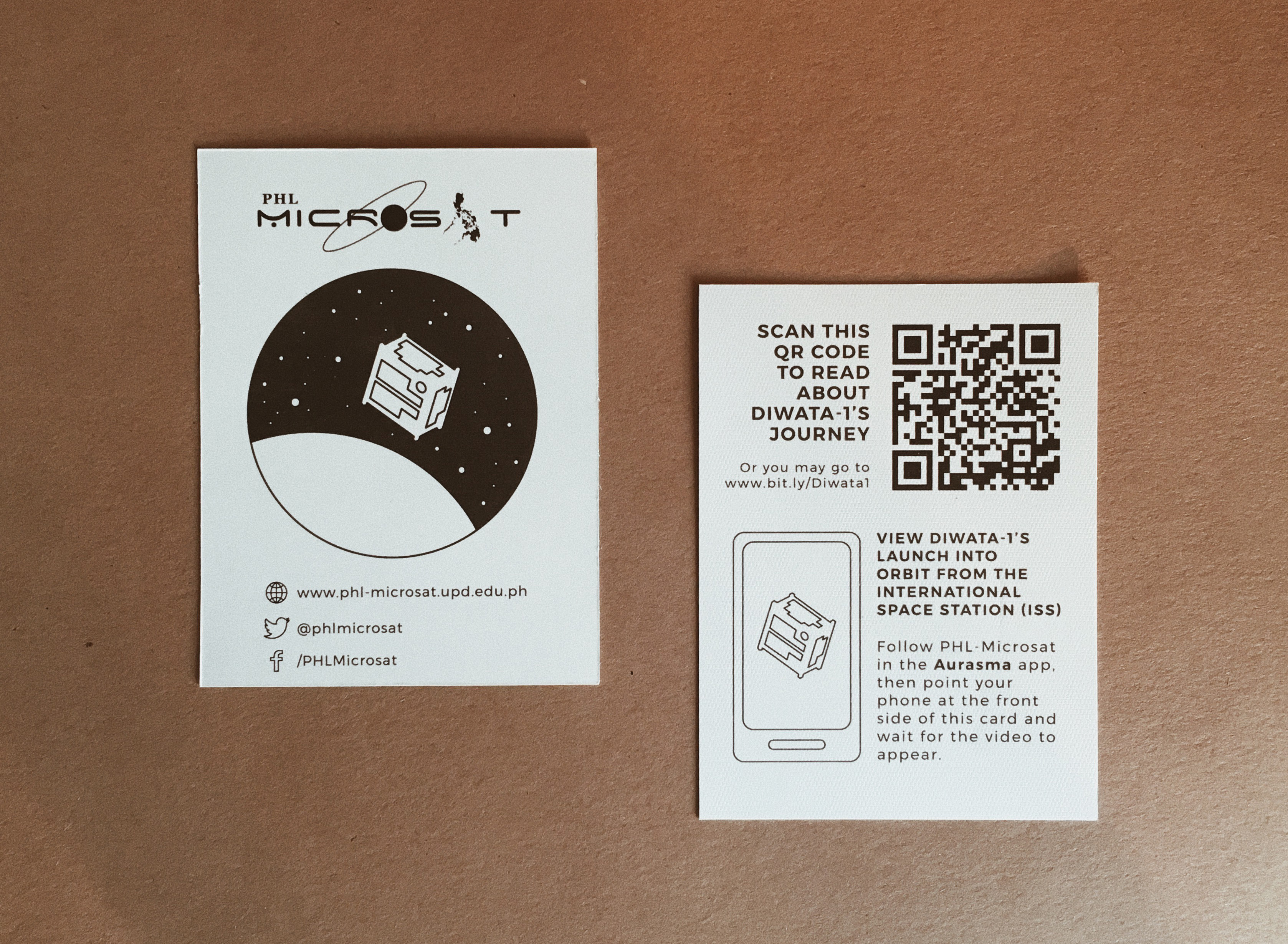 Interactive cards for a science program