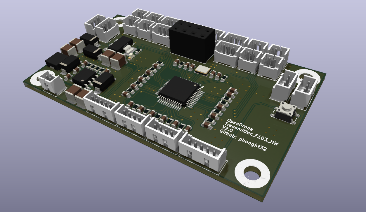 OpenDrone HW Transmitter F103, from the project README