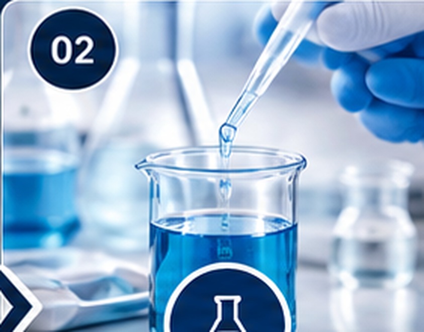 Formulation station at AmeriTex Labs