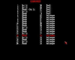 Highscores