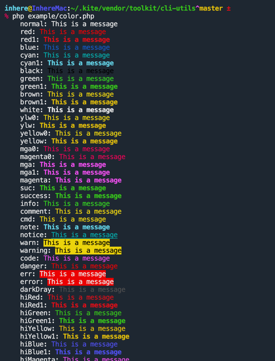colors