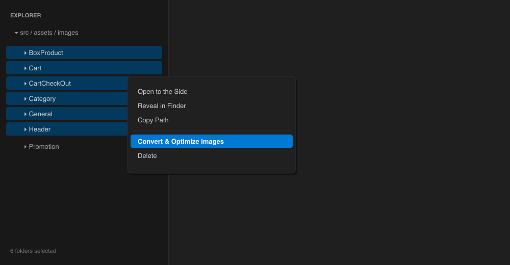 Explorer context menu