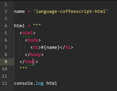 Coffeescript. COFFEESCRIPT синтаксис. COFFEESCRIPT код. COFFEESCRIPT пример кода.