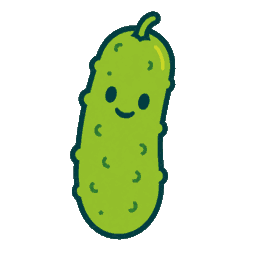 PickleShell cucumber logo