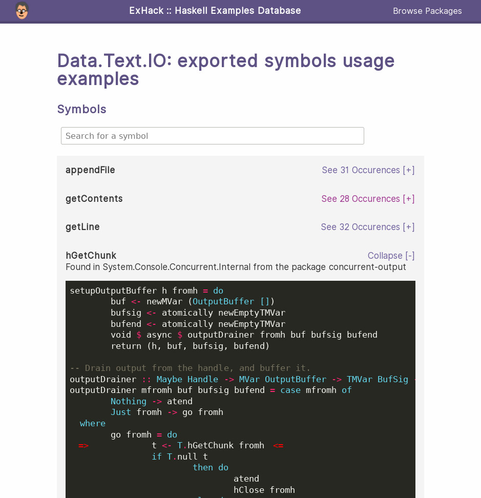 Screenshot showcasing the Ex-Hack HTML documentation