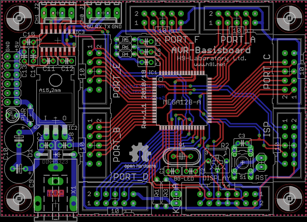 ATmega base schematic