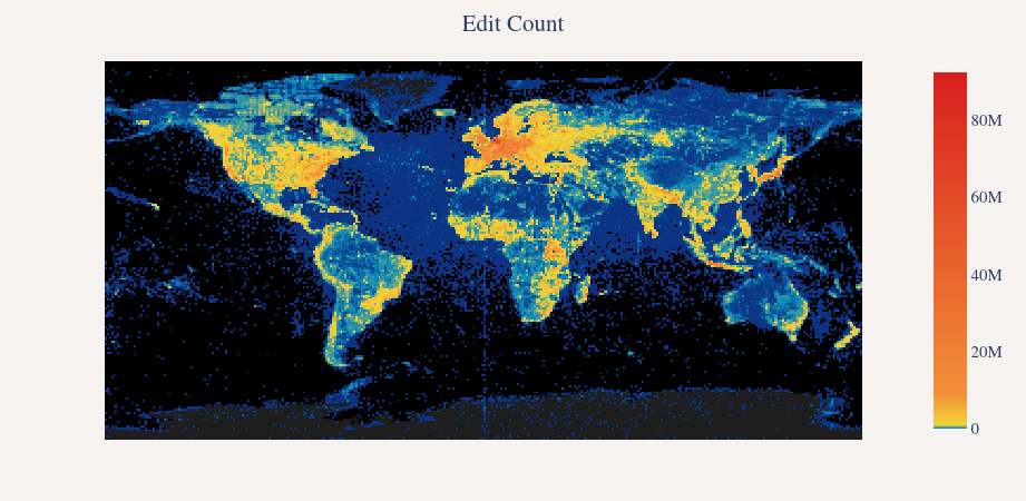 Total Global Edit Count Map