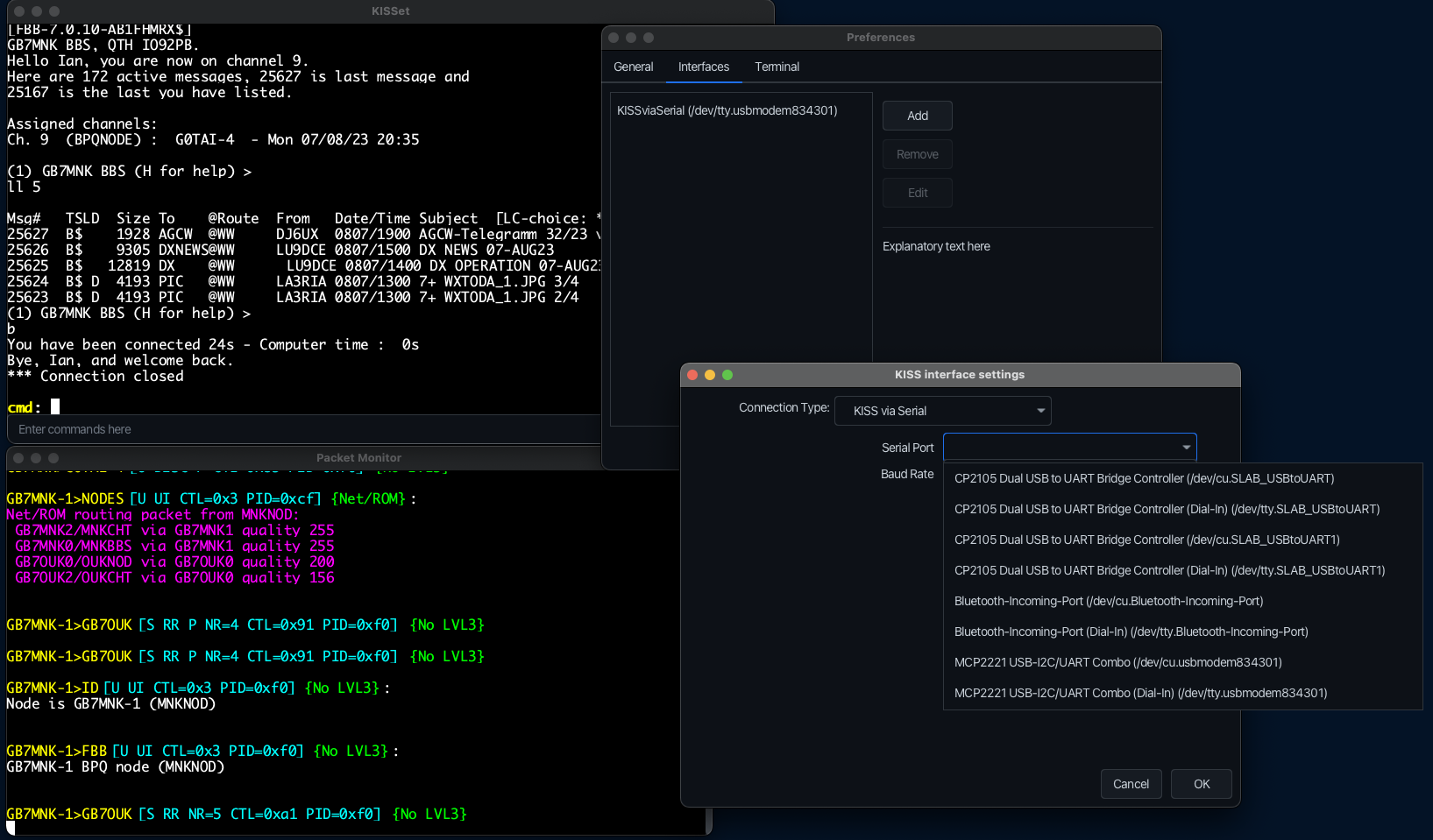 Picture of running node