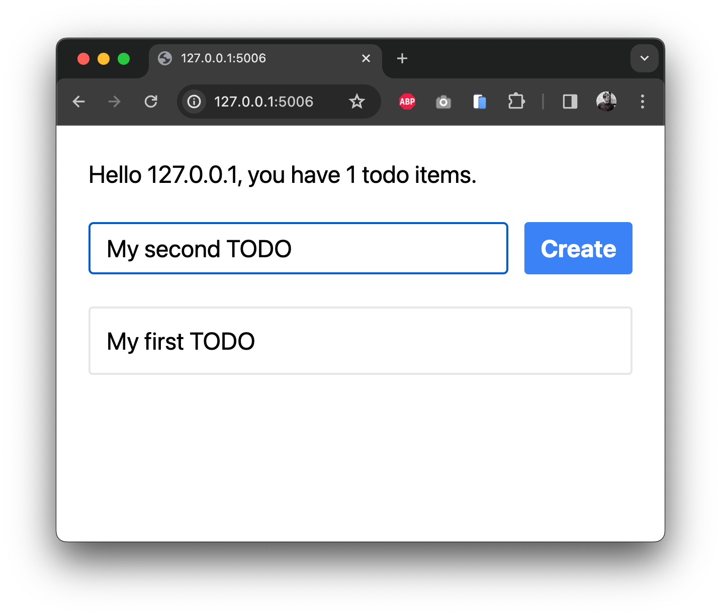 Getting Started Final TODO App