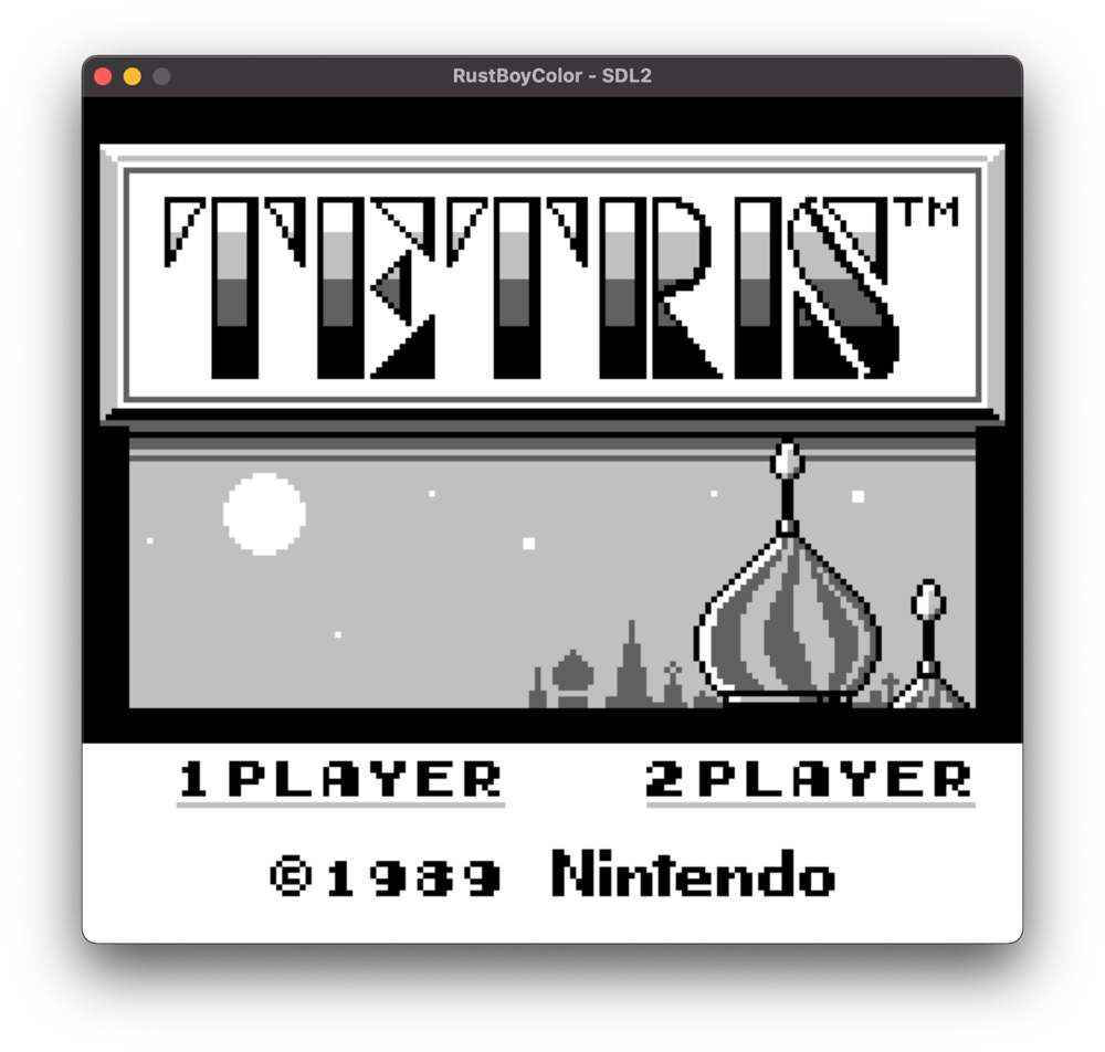 Tetris (Main Menu)