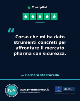 Recensione Trustpilot studente Pharma Pro Net