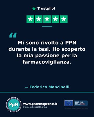Recensione Trustpilot studente Pharma Pro Net