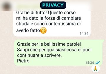 Chat studente Pharma Pro Net (dati oscurati)