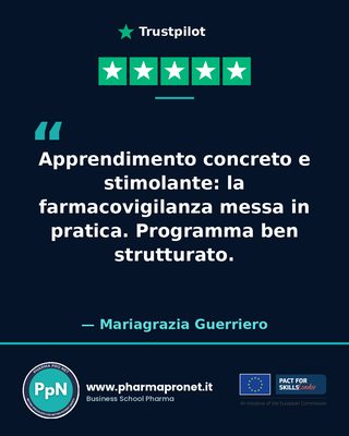 Recensione Trustpilot studente Pharma Pro Net