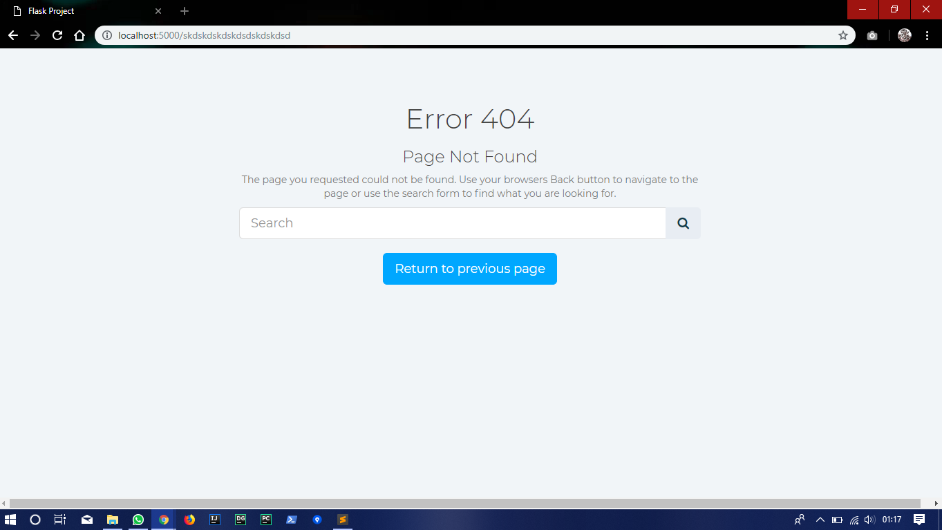 Sample Error 404