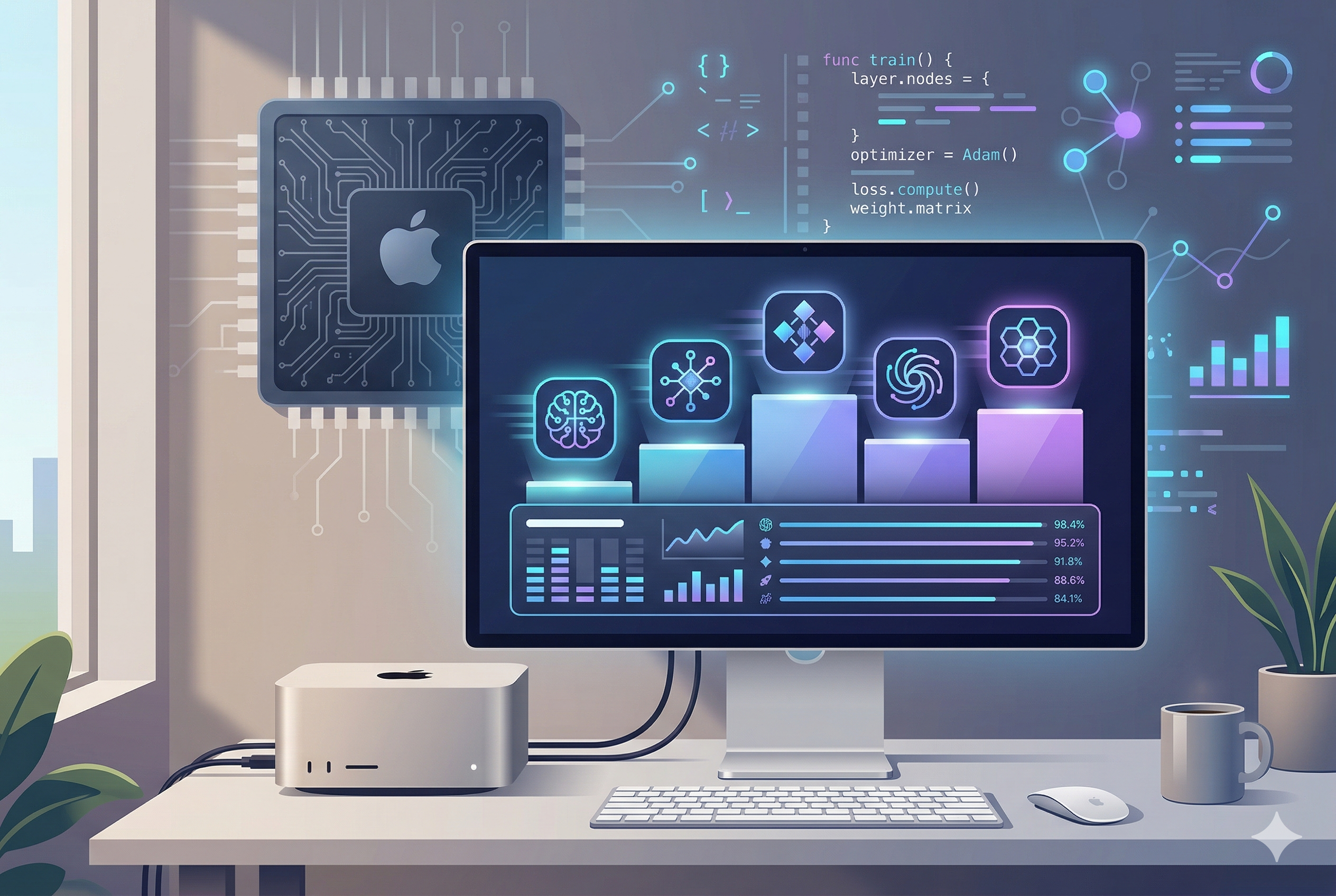 Milline kohalik AI-mudel on parim? Testisime viit mudelit Mac Studio peal