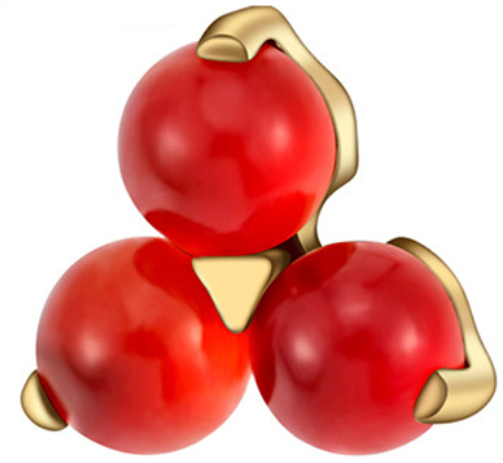 Triple dot PVD