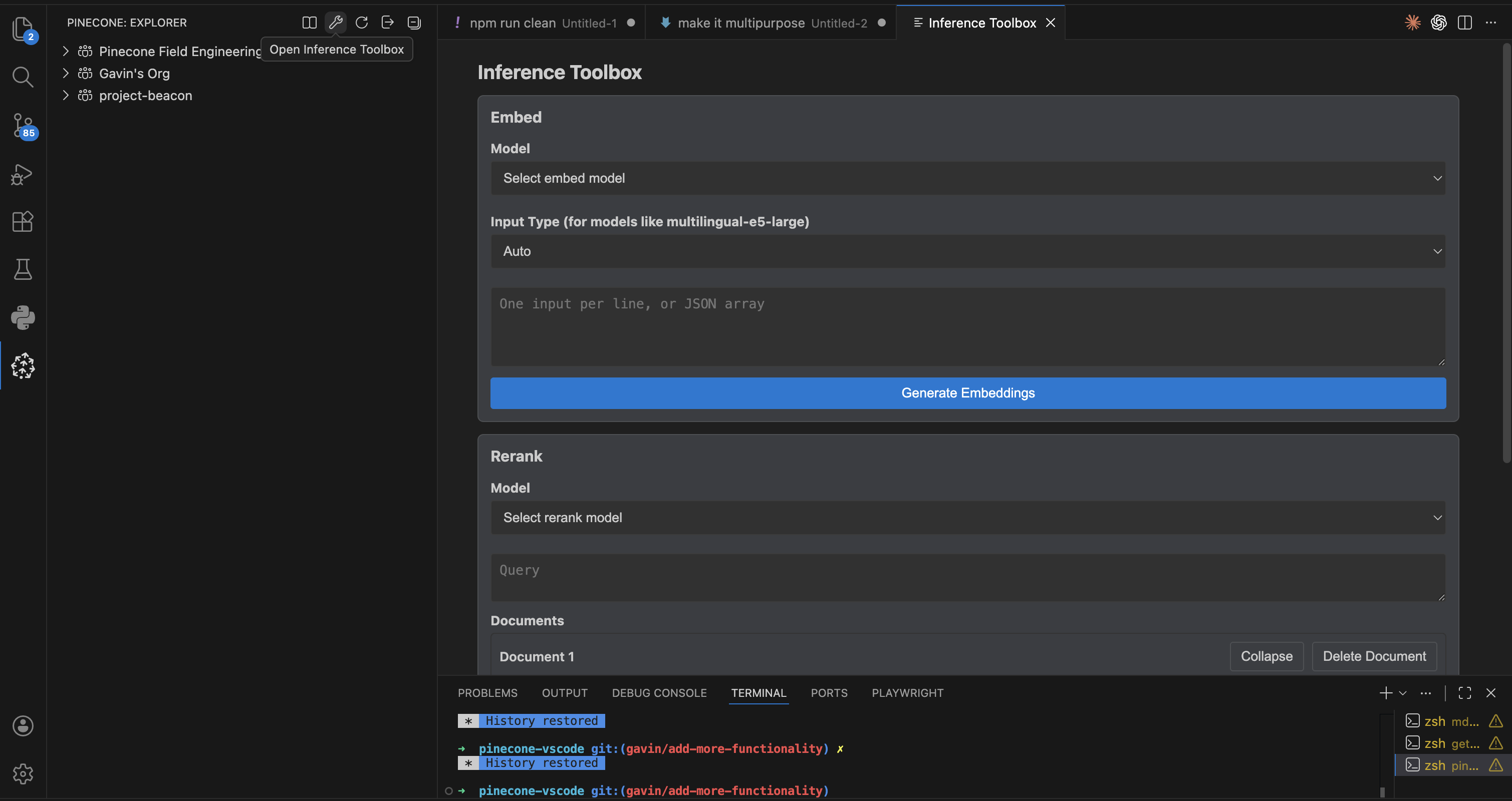 Inference Toolbox overview