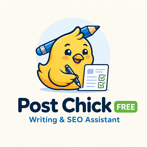 Post Chick Free WordPress writing and SEO assistant icon