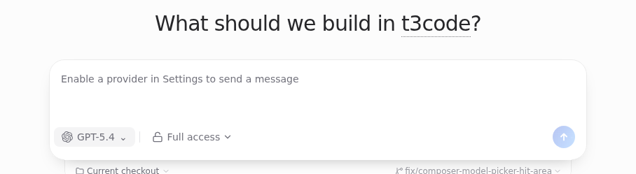after: model picker icon aligned while the background expands left