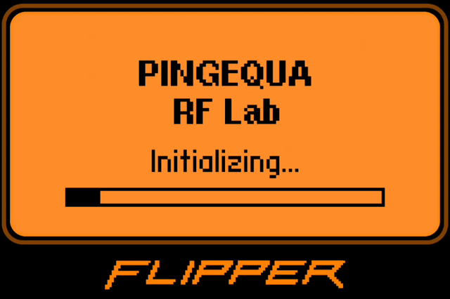 RF Lab main menu navigation on Flipper Zero