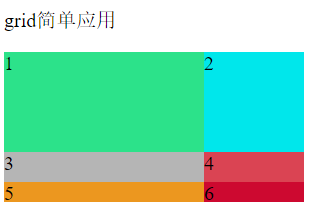 简单grid网格