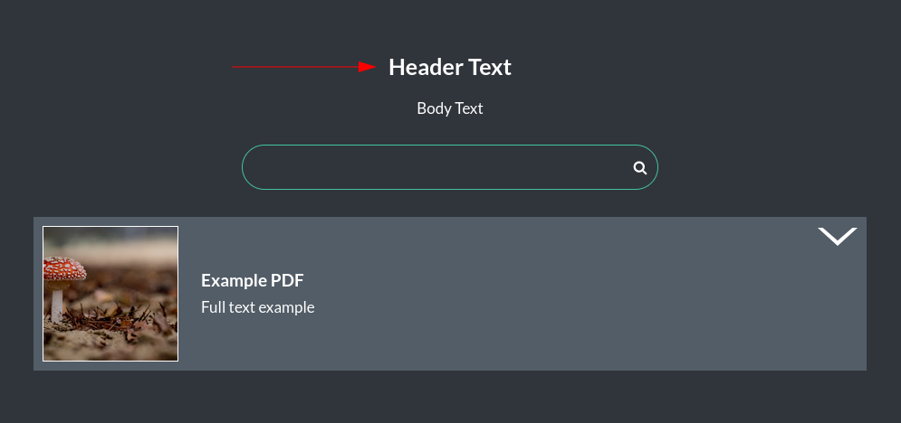 Image of the PDF Display module header text online