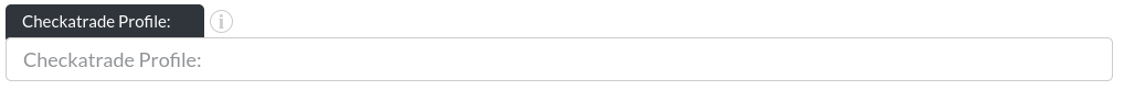 Image of the checkatrade profile input