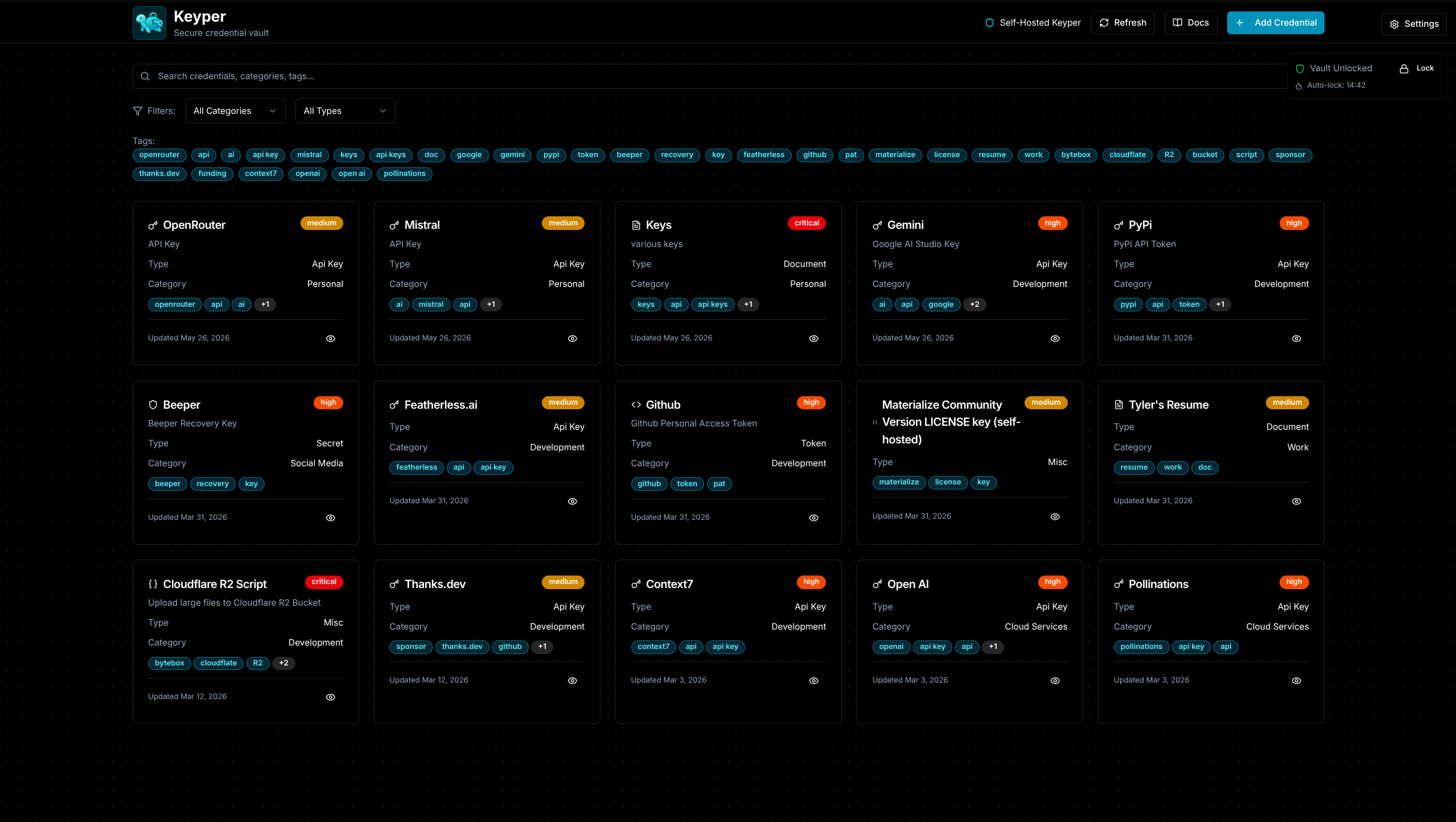 Keyper Screenshot