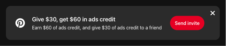 BannerUpsell dark mode