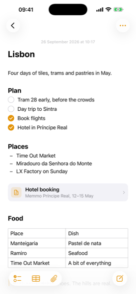 Pinto Notes screenshot 1