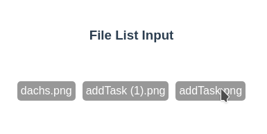 Filelist input