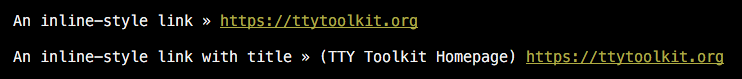 Link example