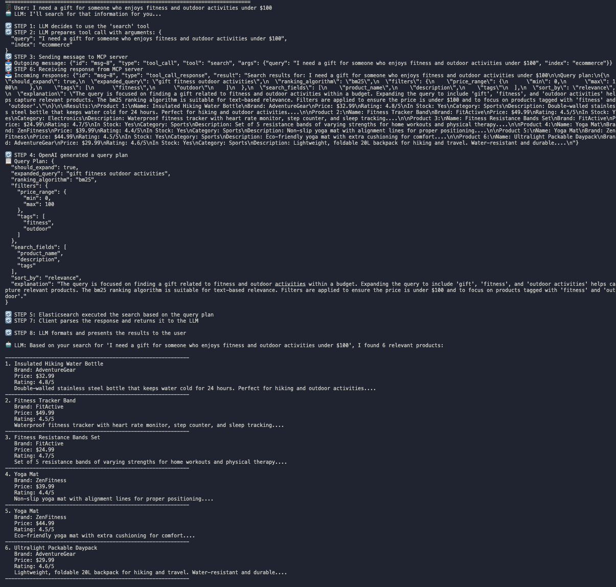 Search Serving by MCP