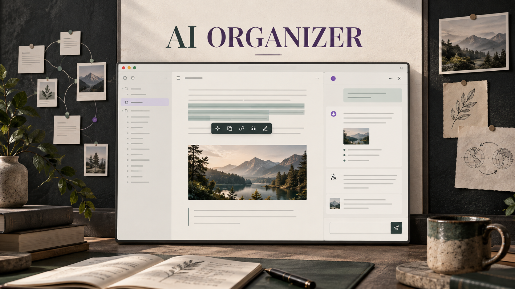 AI Organizer for Obsidian
