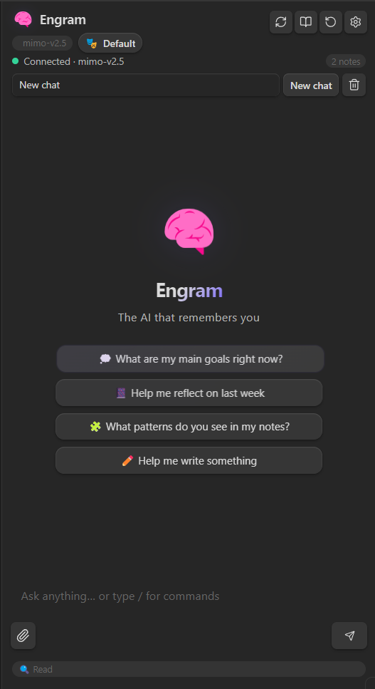 Engram Chat Interface