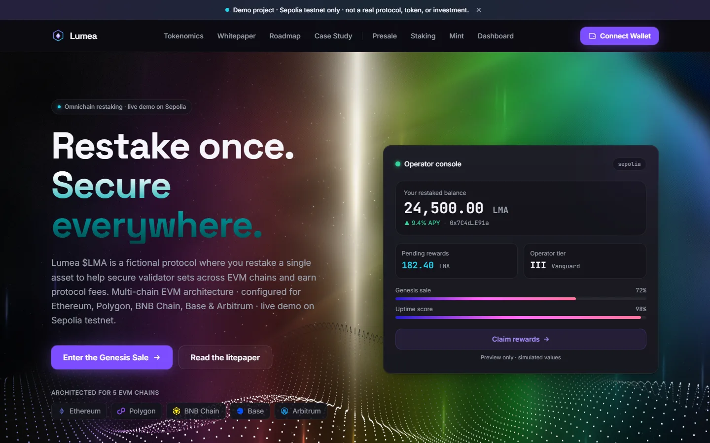 Lumea, the live demo