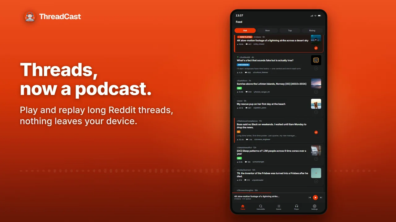Watch the ThreadCast tour on YouTube