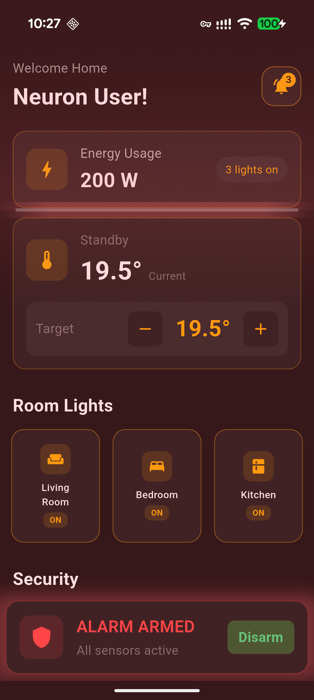 Smart Home Controls